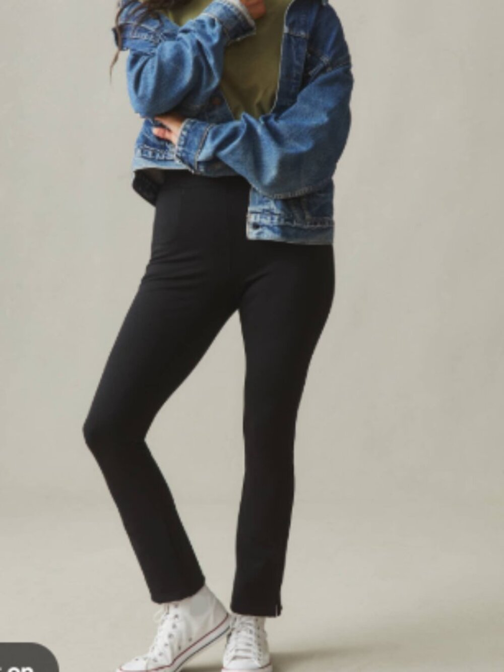 American Giant Ponte Kick Flare Pants In Black Size 4